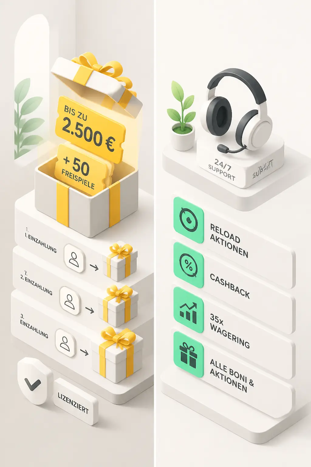 Cashwin Casino Bonus – Willkommenspaket und Aktionen visual guide for Cashwin